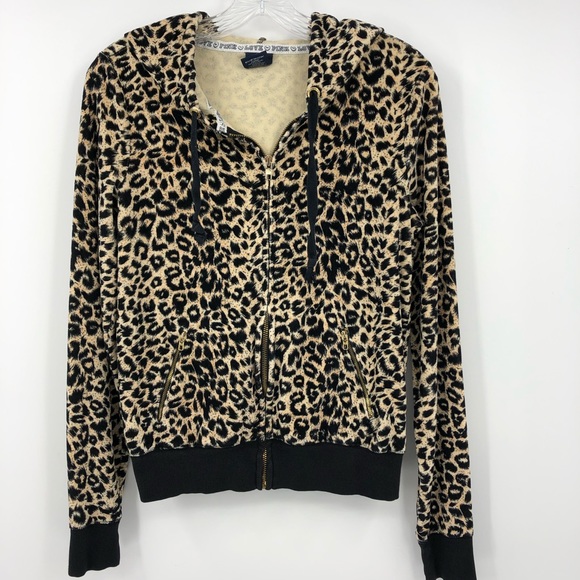 PINK Victoria's Secret Tops - 🐰Host Pick!!!🐰PINK S/P Animal Print Top Jacket